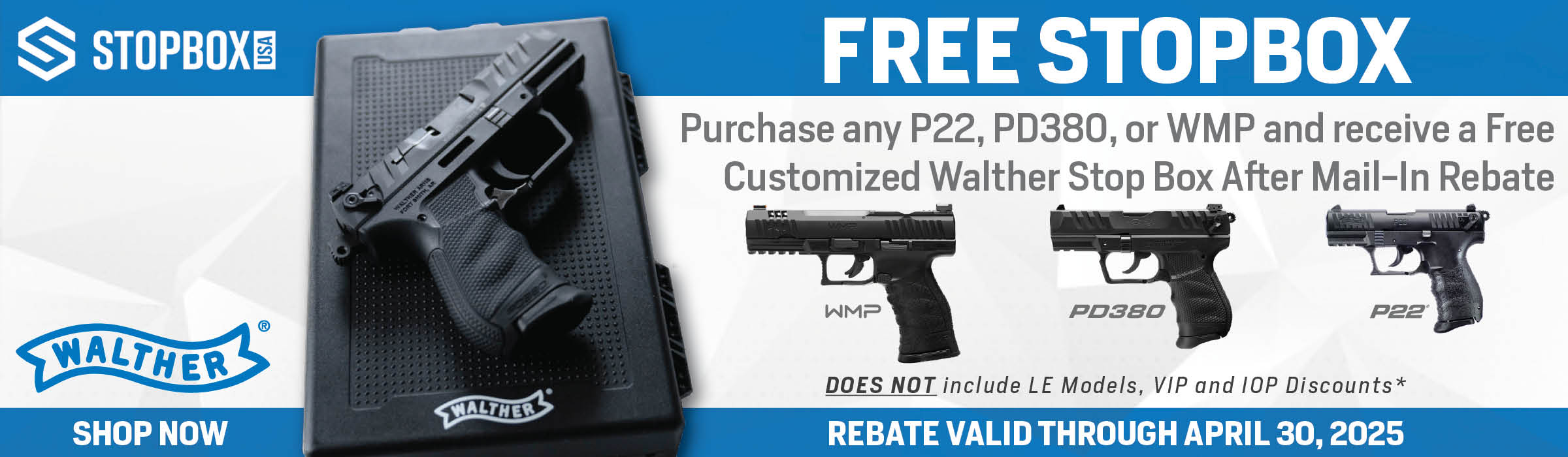 Walther Stopbox Rebate